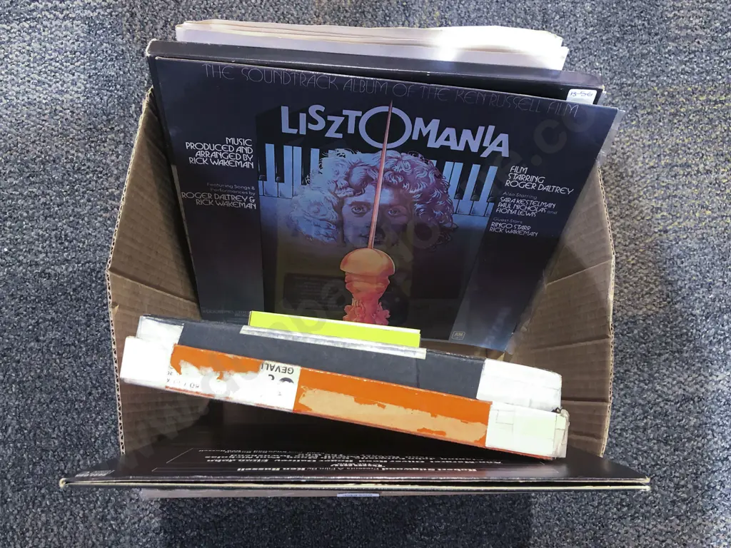 Quantity of Assorted Records and Ephemera For the Movies "Tommy" and "Lisztomania" Image 1++