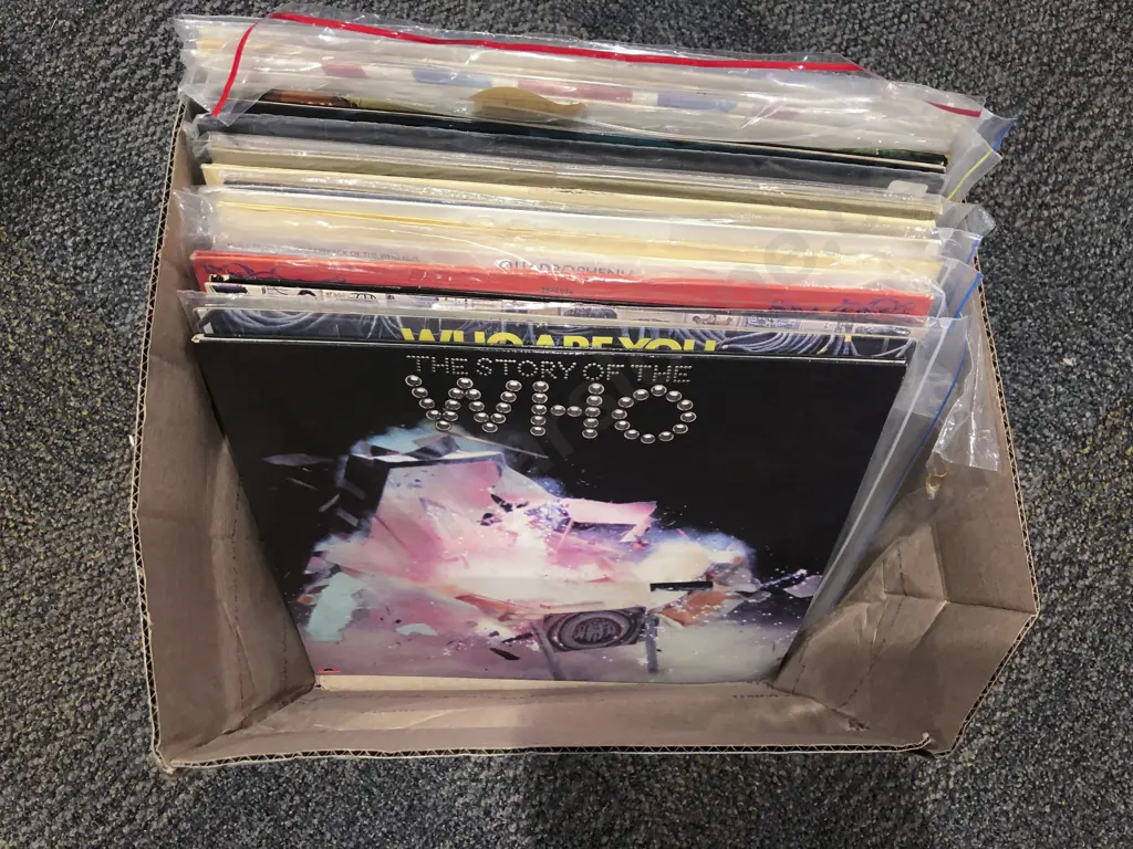 Quantity of Assorted The Who Vinyl Records Image 1++