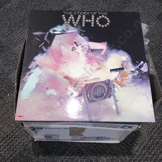 Quantity of Assorted The Who Vinyl Records