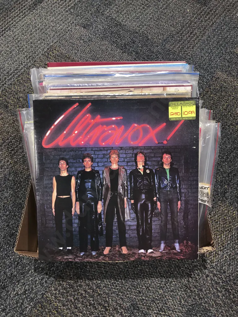 Quantity of Assorted Vinyl Records Including Ultravox and Billy Joel Image 1++
