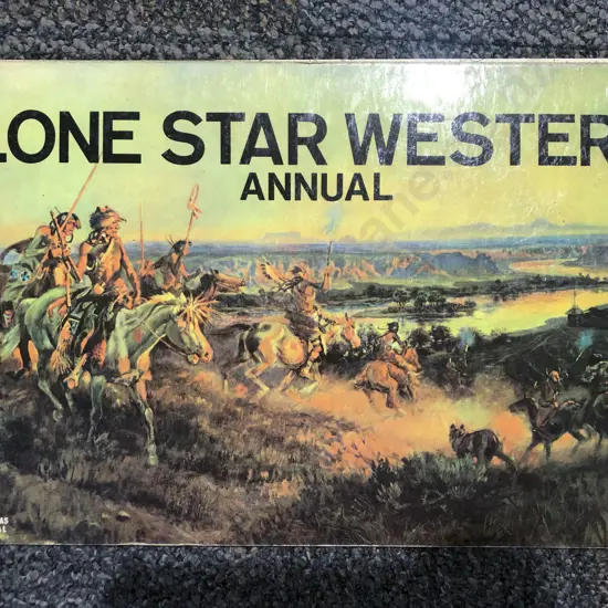 Lone Star Western Annual Together with Three Vintage Toy Guns