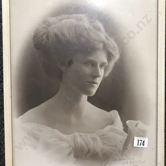 Edwardian Portrait Photograph NZ Exhibition 1911