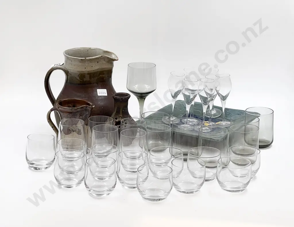 Quantity of Assorted Pottery and Glassware Including Orrefors Image 1++