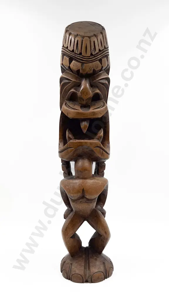 Large Hawaiian Tiki Figure Image 1++