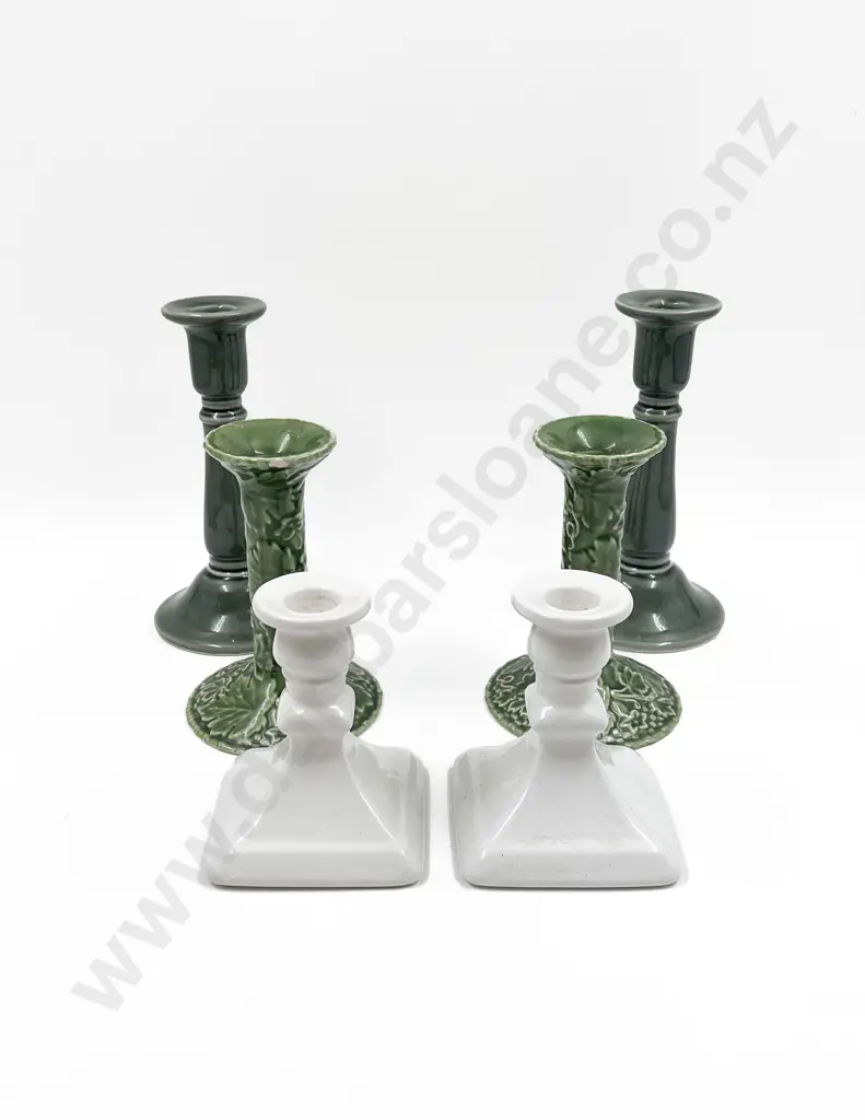 Three Pairs of Assorted Candlesticks Image 1++
