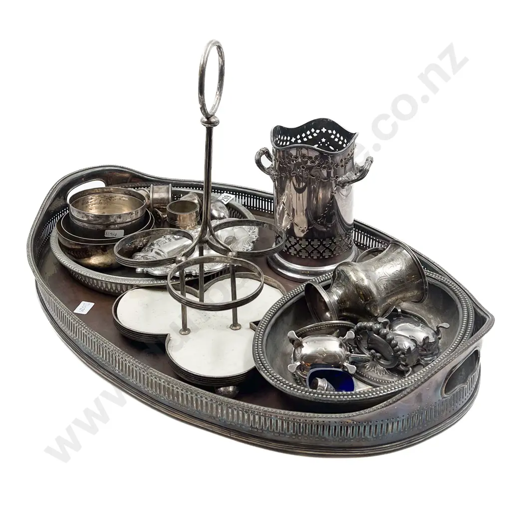 Quantity of Assorted S/P on Oval Gallery Tray Image 1++