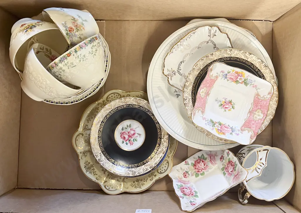 Quantity of Assorted Fancy China Including Moustache Cup Image 1++