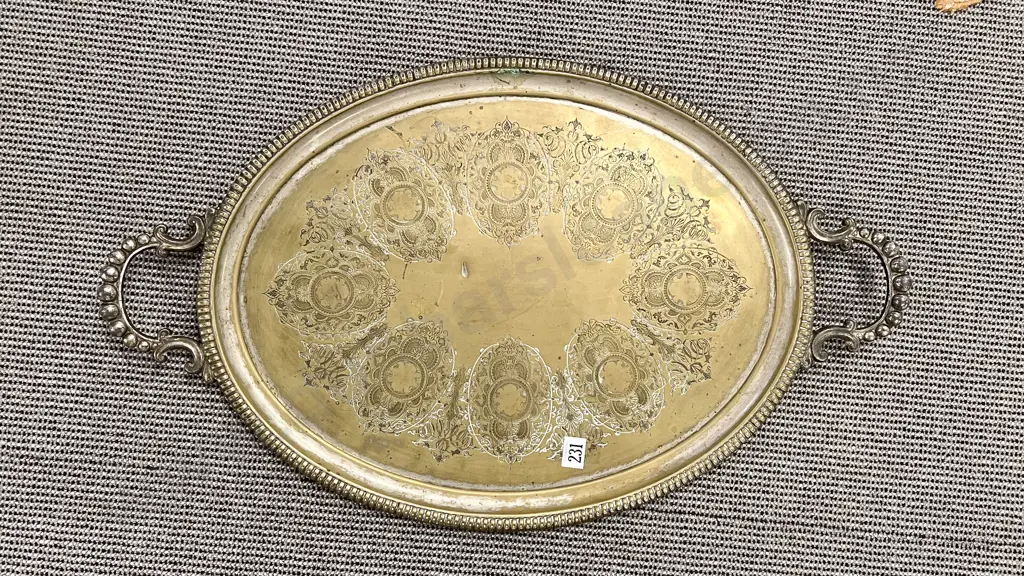 S/P Double Handled Banquet Tray Image 1++