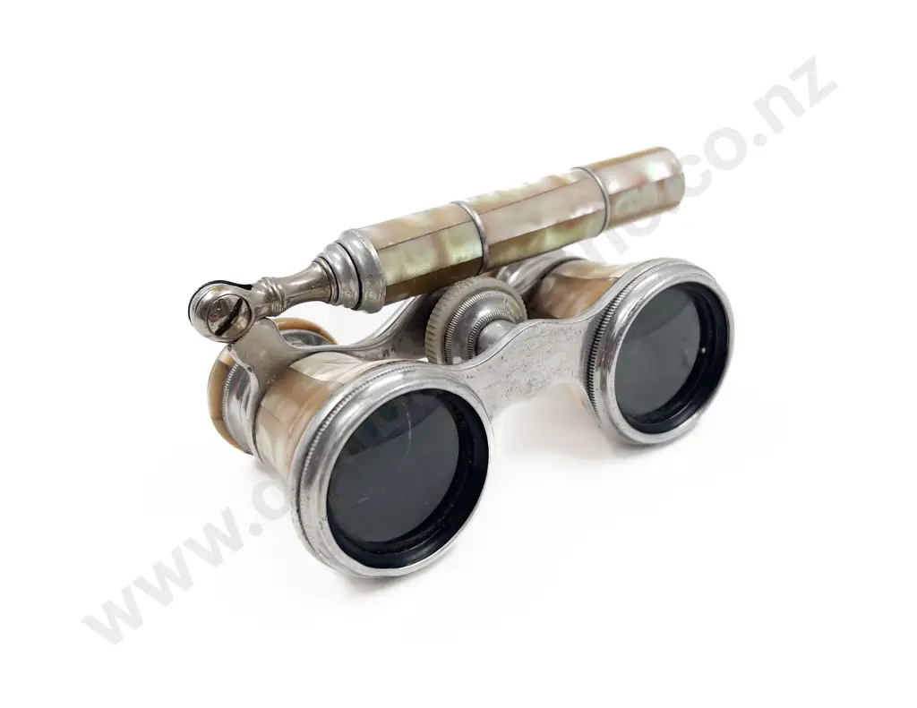 Handled MOP Opera Glasses Image 1++