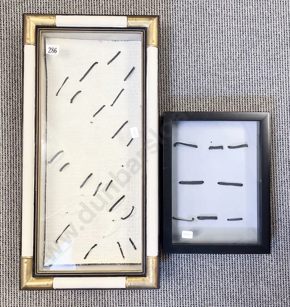Two Wall Mounted Hanging Display Cabinets Image 1++