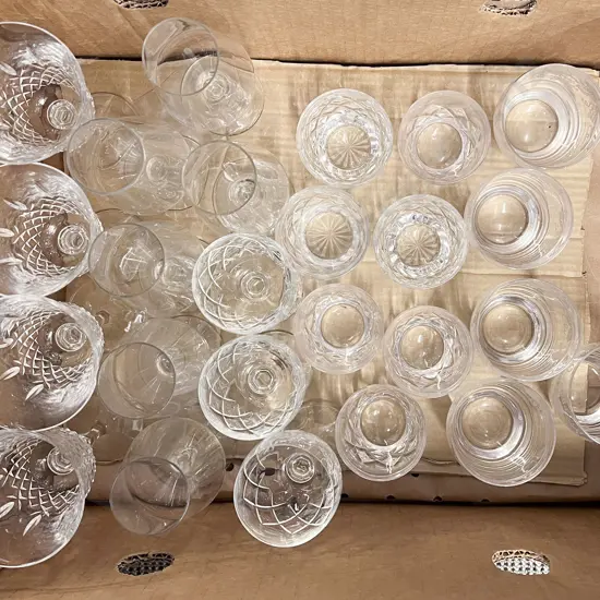 Quantity of Assorted Crystal and Glassware