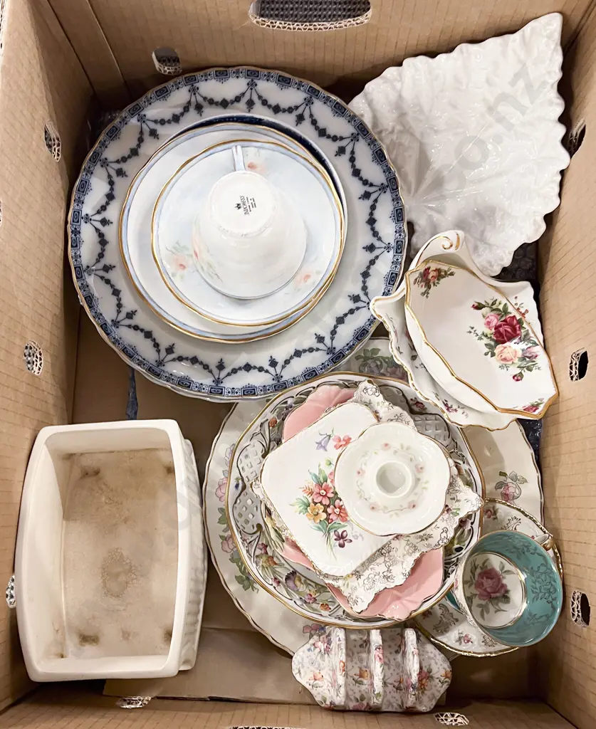 Box of Assorted Fancy China Image 1++