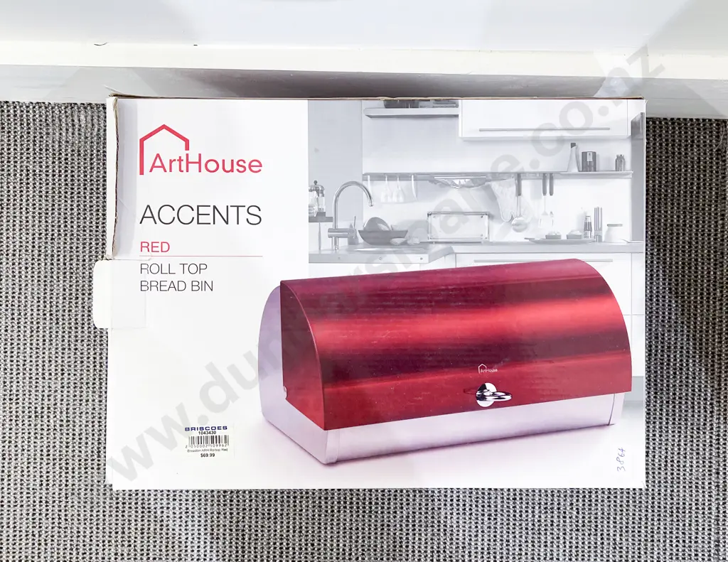 Boxed Arthouse Roll Top Bread Bin Image 1++