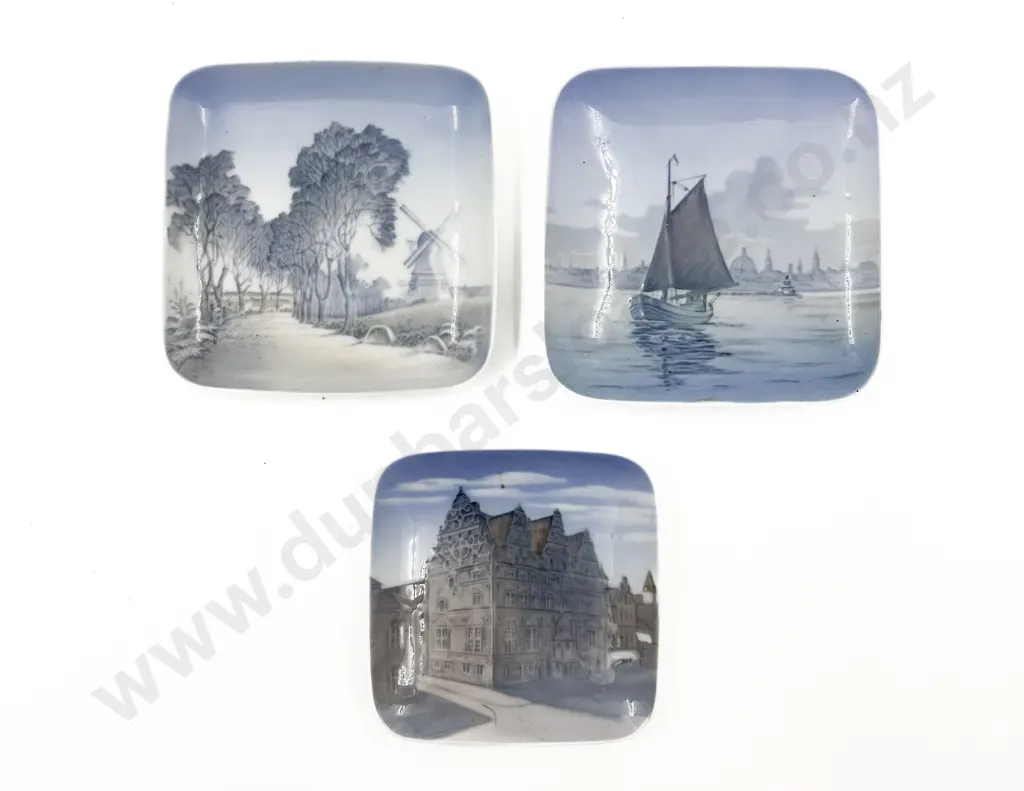 Two Royal Copenhagen Together with B&G Dishes Image 1++