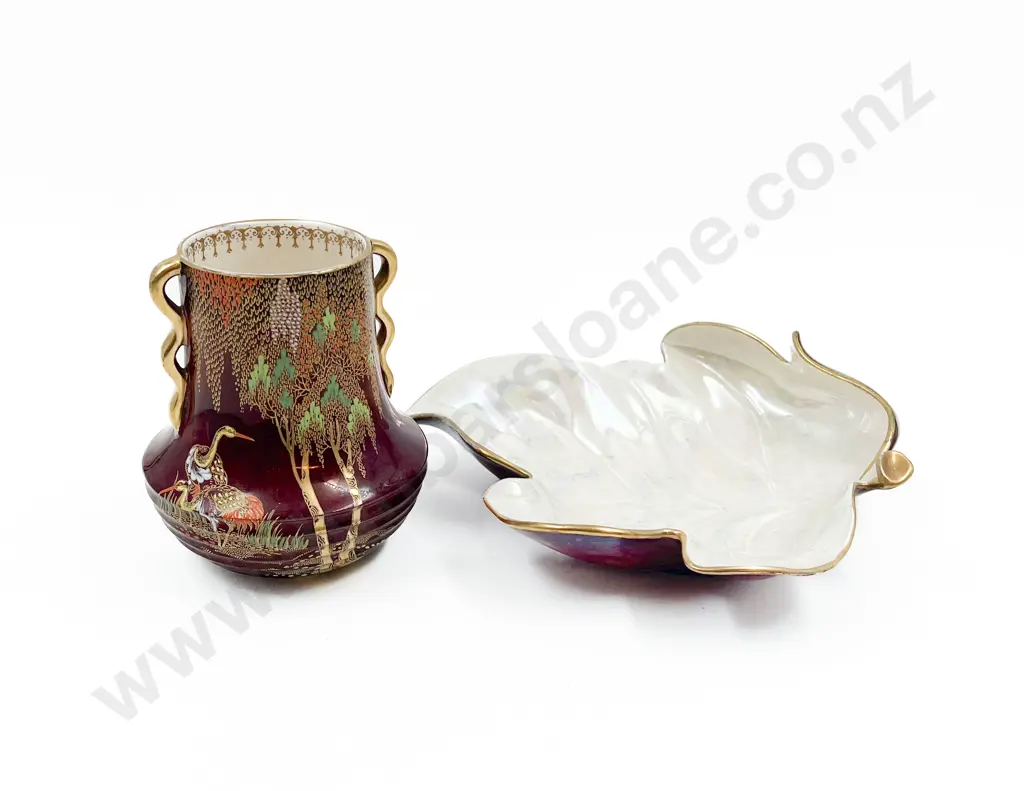 Two Pieces of Carlton Ware Rouge Royale Image 1++