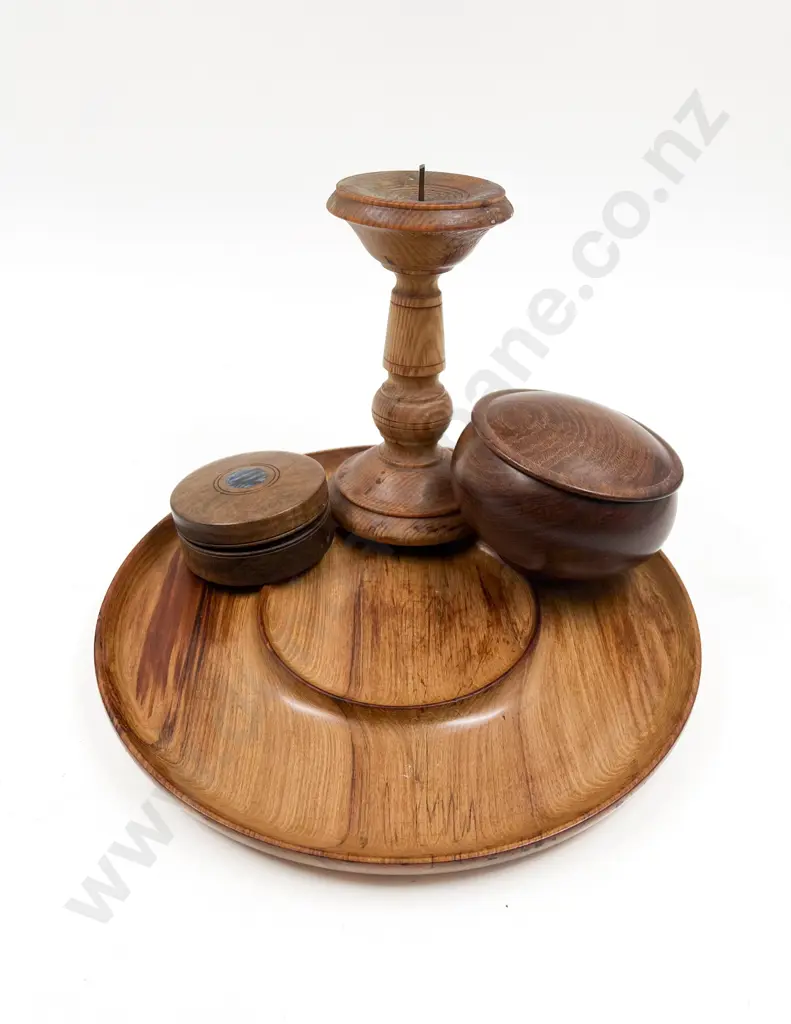 Four Pieces of Assorted Woodware Image 1++
