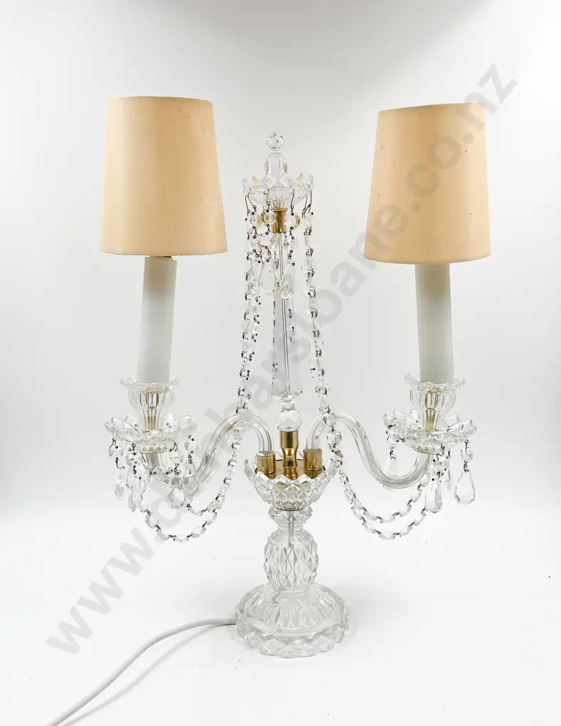 Crystal Candelabra Form Table Lamp Image 1++