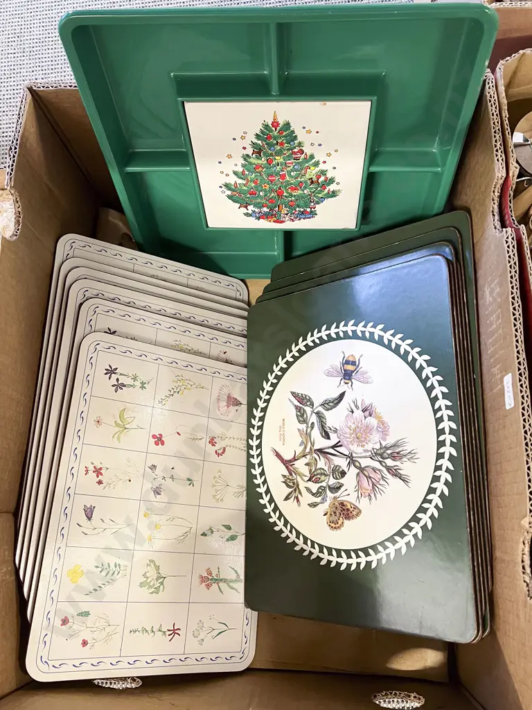 Qty of Assorted Placemats Etc Including Portmeirion Image 1++