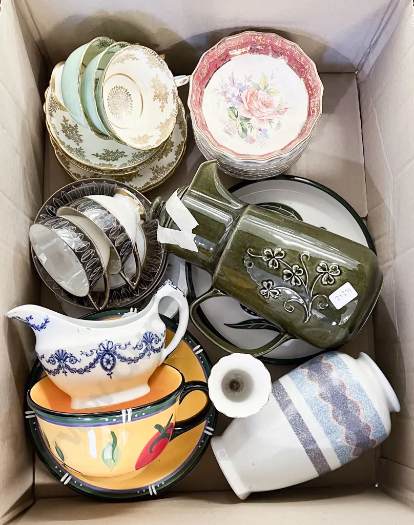 Qty of Assorted Fancy China and Pottery etc Image 1++