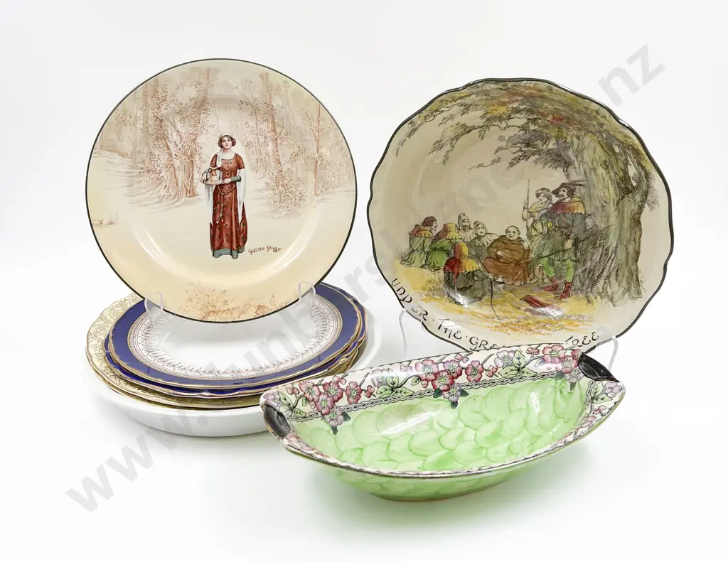 Qty of Assorted Plates and Dishes Including RD and Maling Image 1++