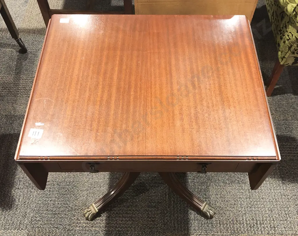 Mahogany Dropside Telephone Table Image 1++