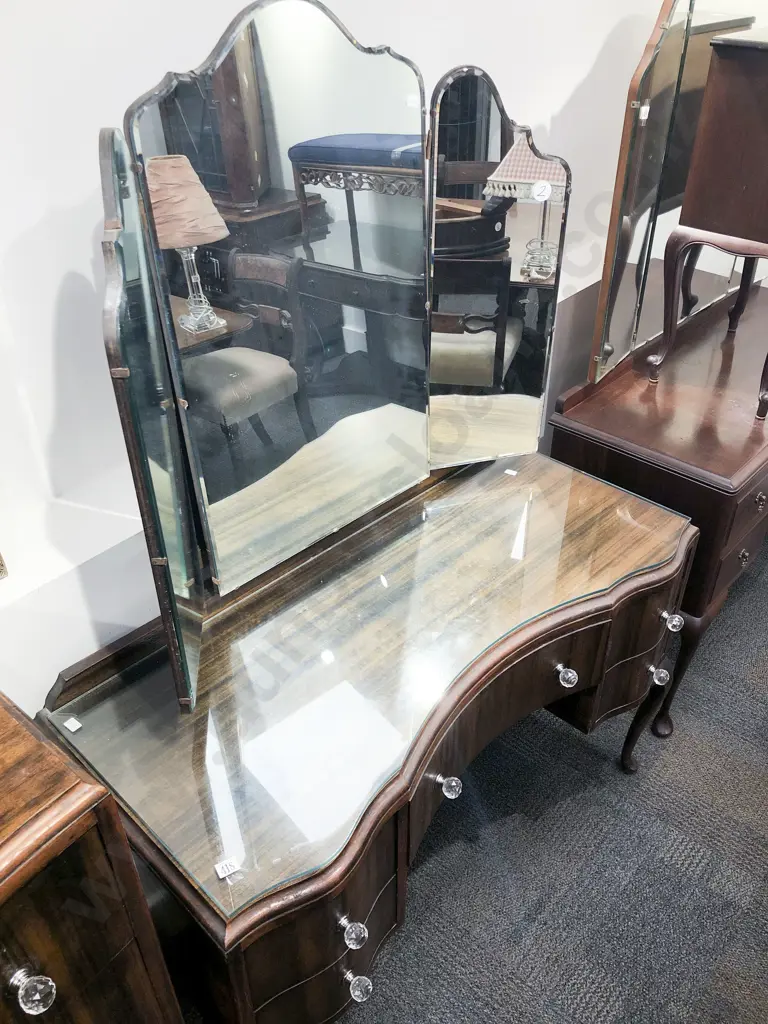 Two Piece Mahogany Bedroom Suite Image 1++