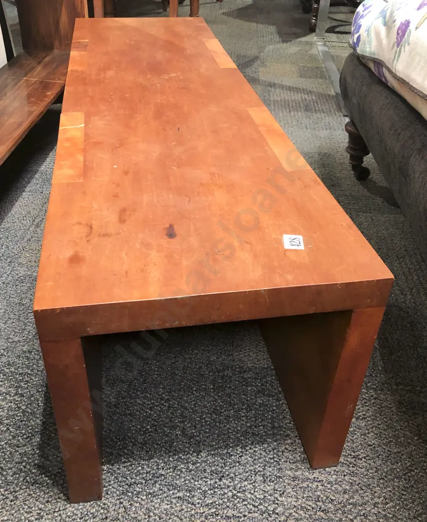 Solid Timber Low Stool Image 1++