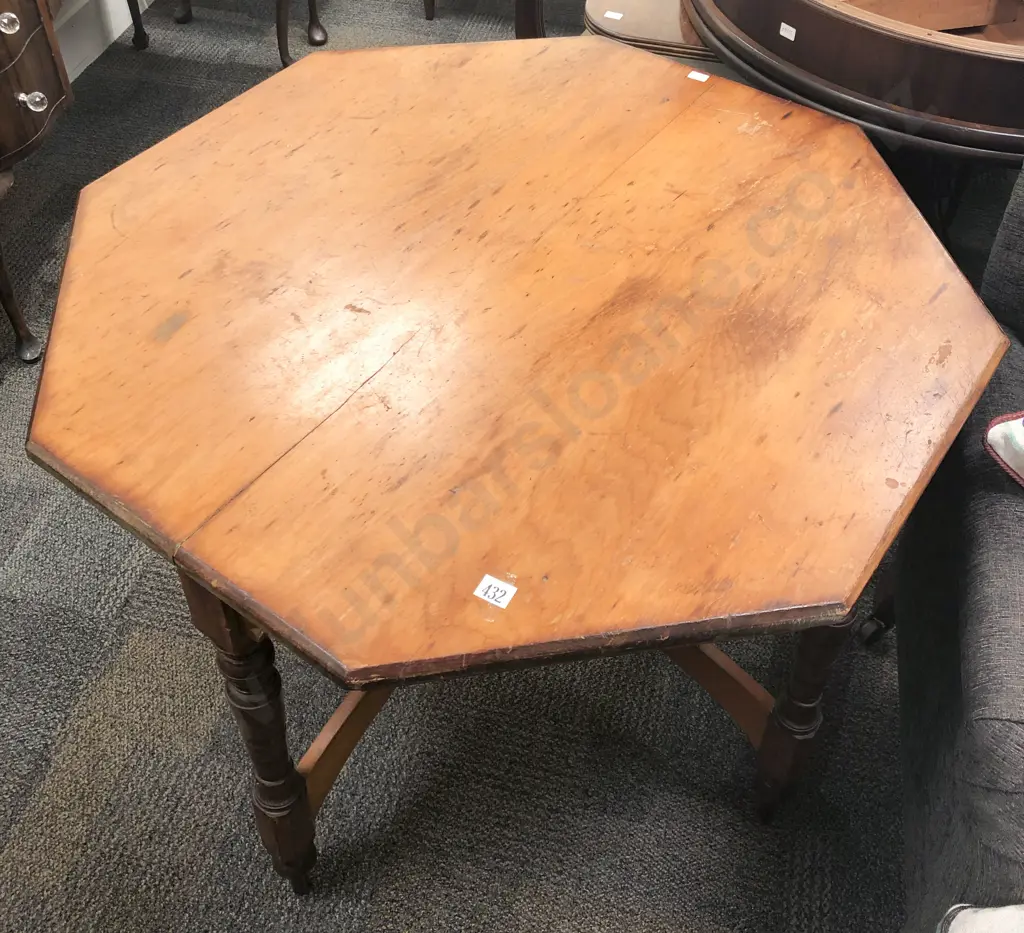 Colonial Kauri Octagonal Centre Table Image 1++