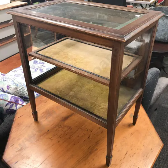 Edwardian Glazed Curio Cabinet