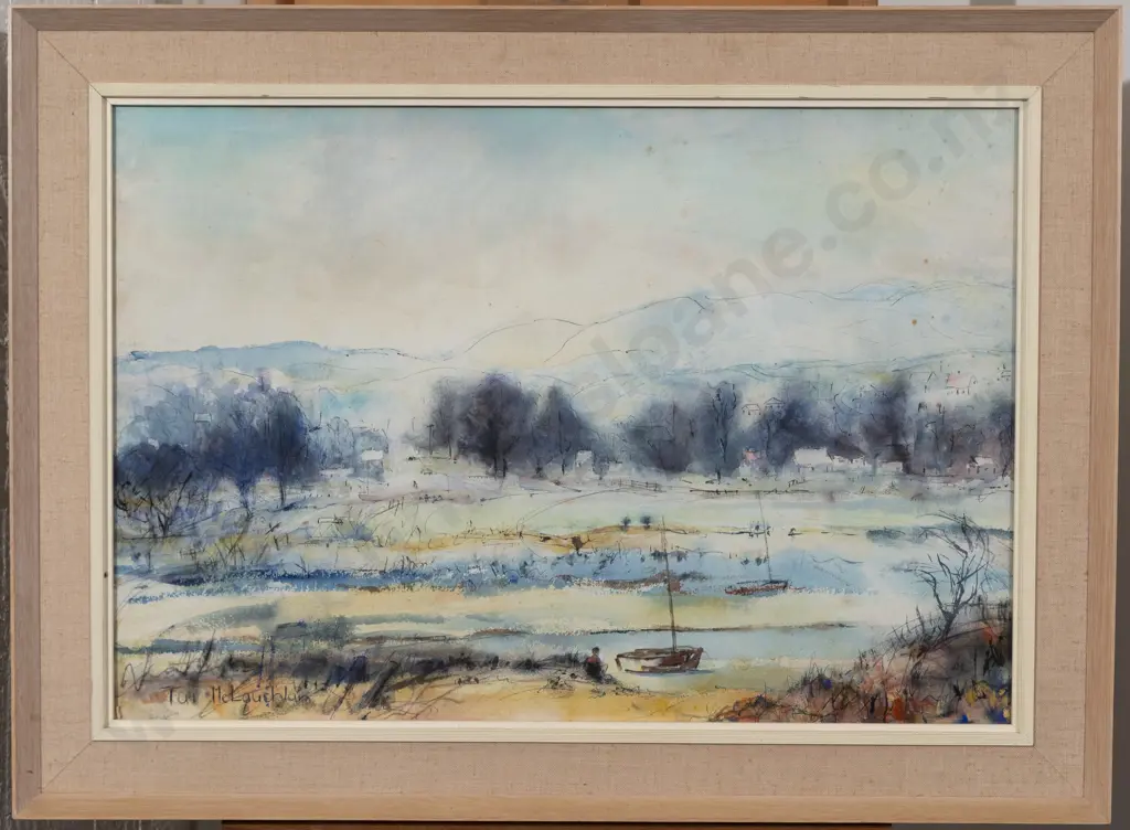 Tui McLauchlan (1915-2004) - Low Tide Image 1++