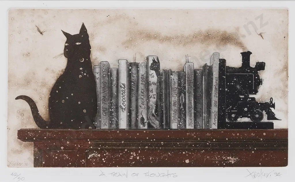 Gary Tricker (1938 - 2021) - A Train of Thoughts Image 1++