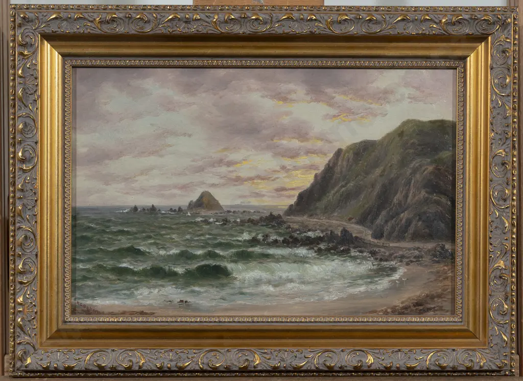 W G Baker (1864-1929) - Coastal Scene Image 1++