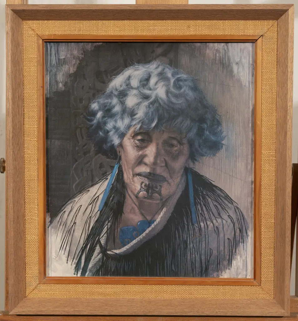 C F Goldie (1870 - 1947) Reproduction Print - Ena Te Papatahi Image 1++