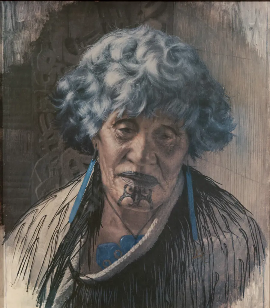 C F Goldie (1870 - 1947) Reproduction Print - Ena Te Papatahi Image 1++