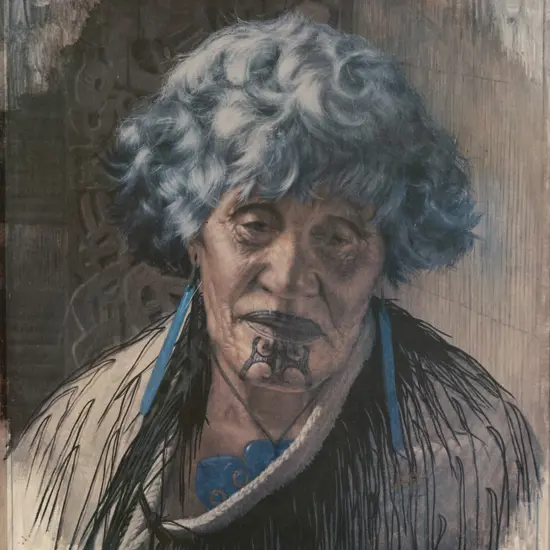 C F Goldie (1870 - 1947) Reproduction Print - Ena Te Papatahi