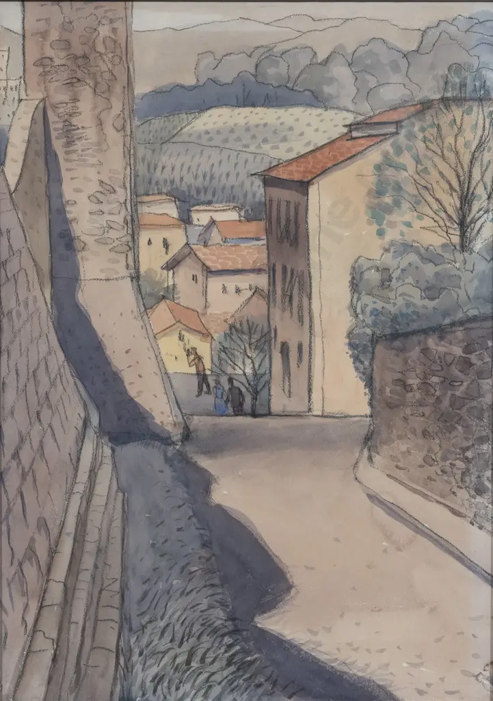 Stewart McLennan (1903-1973) - Road to Belvedere Florence Image 1++