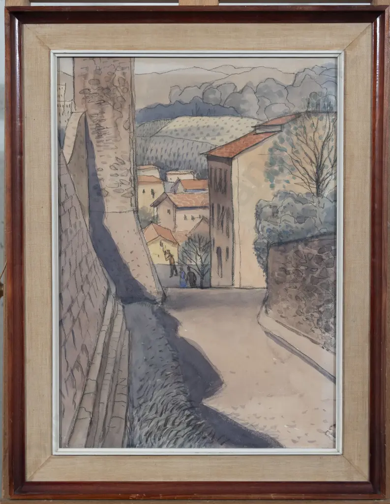 Stewart McLennan (1903-1973) - Road to Belvedere Florence Image 1++
