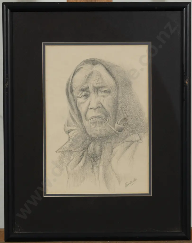 Philip Waddington - Māori Woman Image 1++