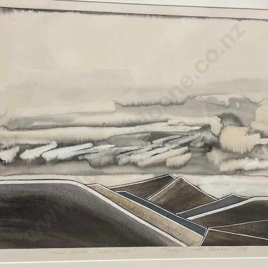 Marilynn Webb (1937 - 2021) -  Snow Clouds Central Otago