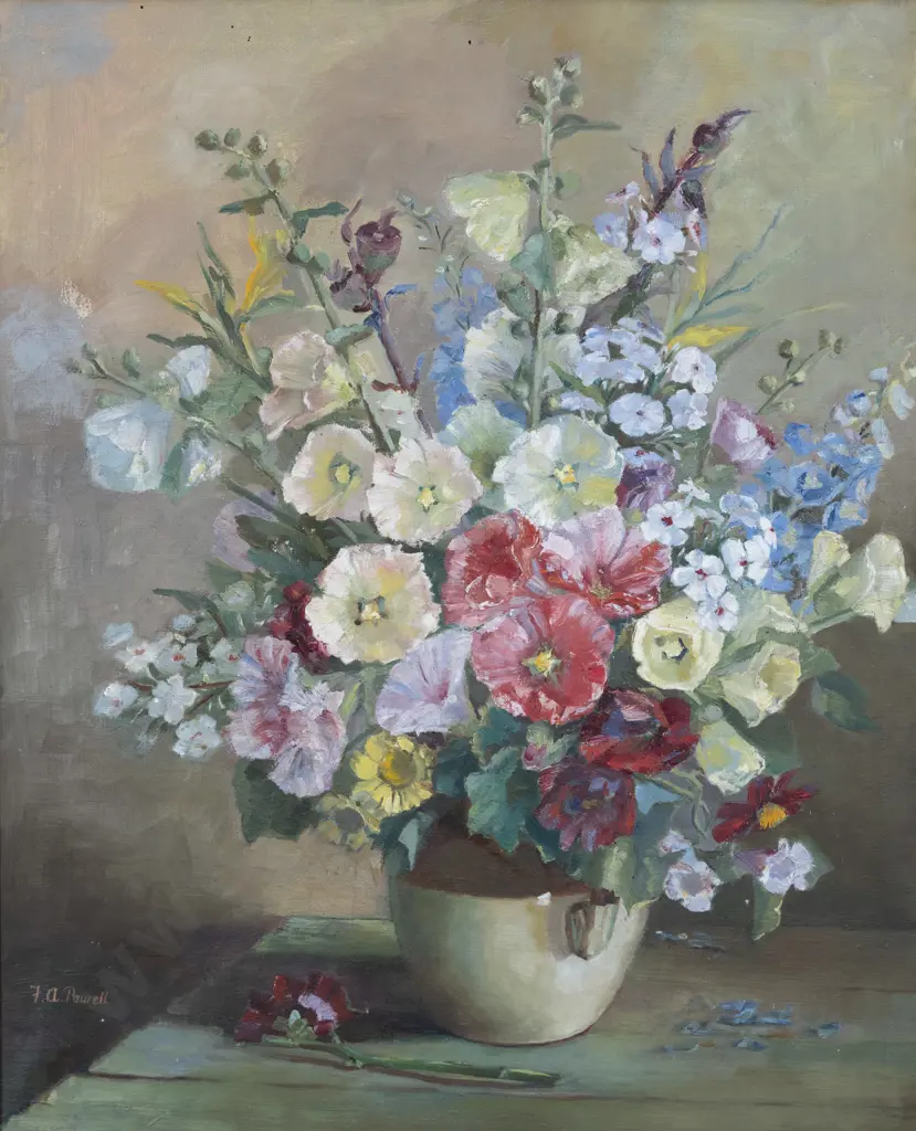 F A Powell - Floral Still Life Image 1++