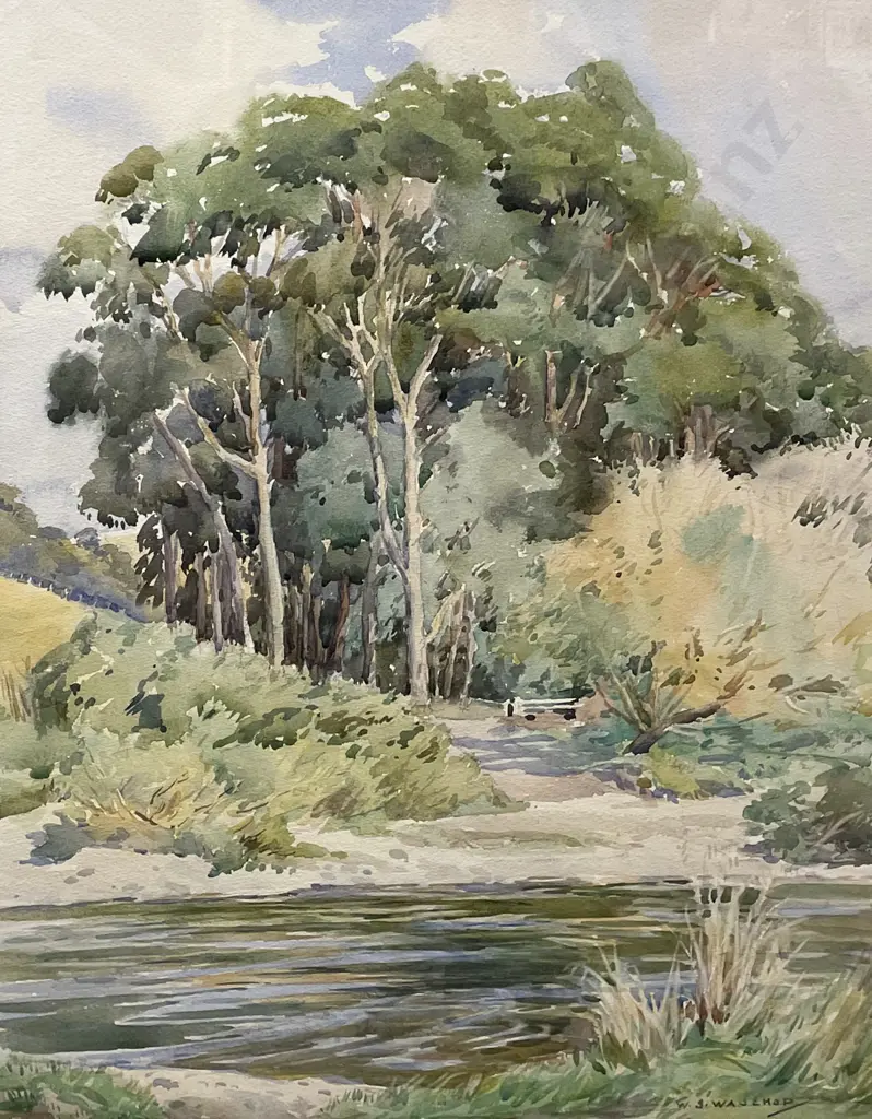 W S Wauchop - The Old Ford Image 1++