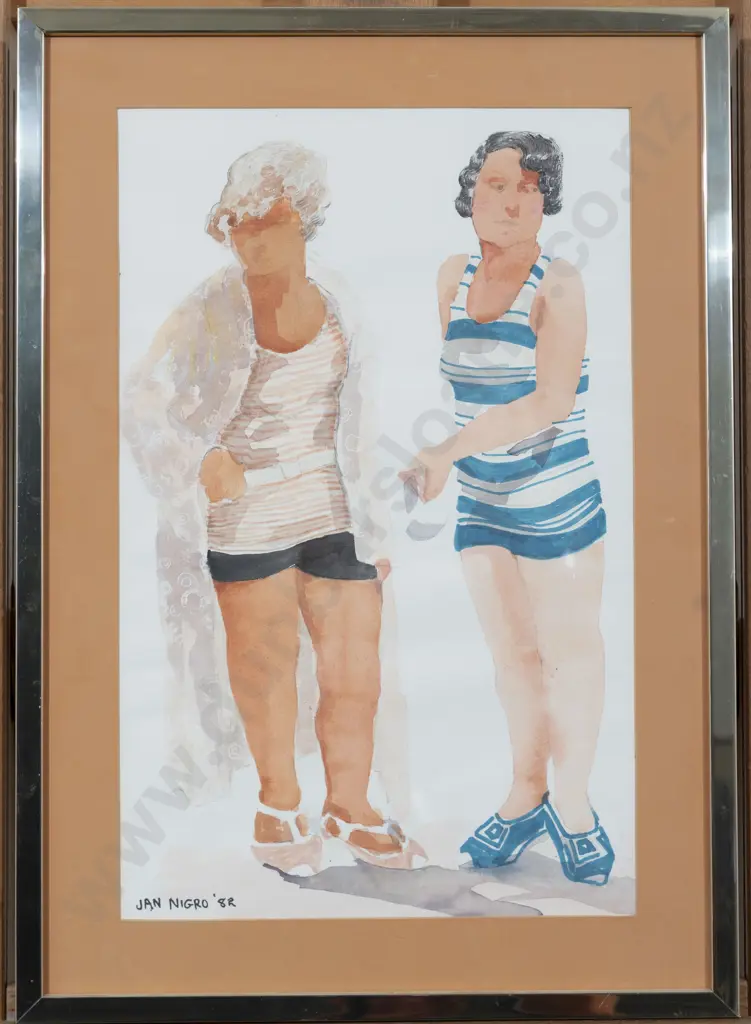 Jan Nigro (1920 - 2012) - Figure Study Image 1++