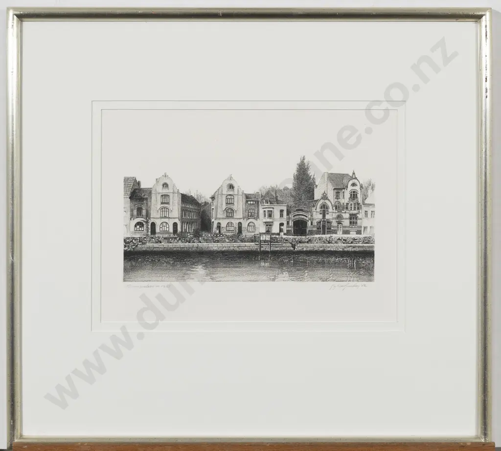 Jef Van Grieken (Belgian b 1950) - Terneuzen Image 1++