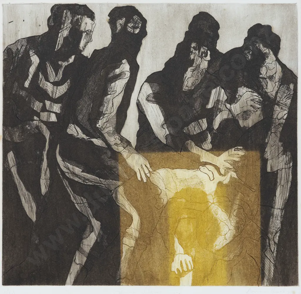 Bonnie Quirk (b 1932) - Seven Players Image 1++