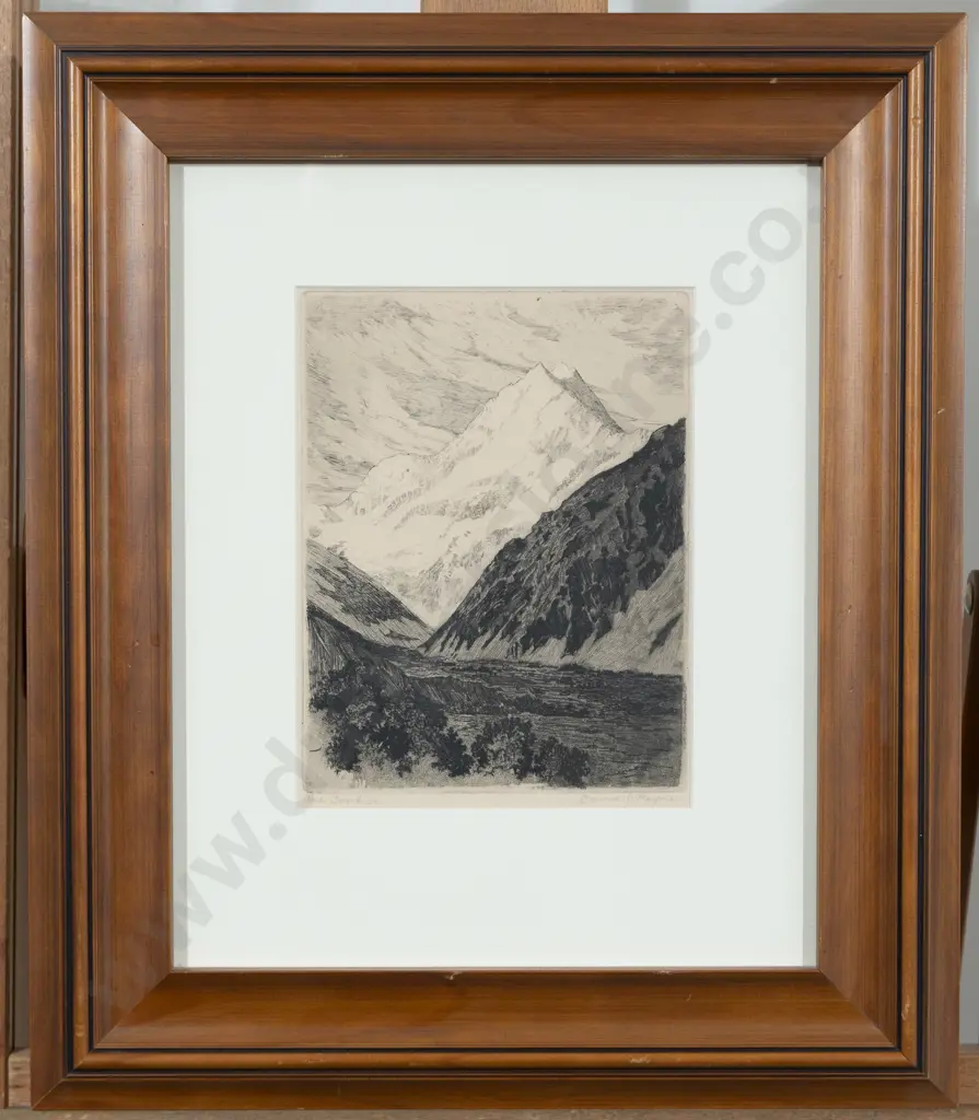David J Payne (1880 - 1959) - Mt Cook Image 1++