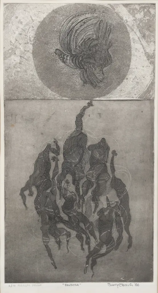 Barry Cleavin (b 1939)  - Pandora Image 1++