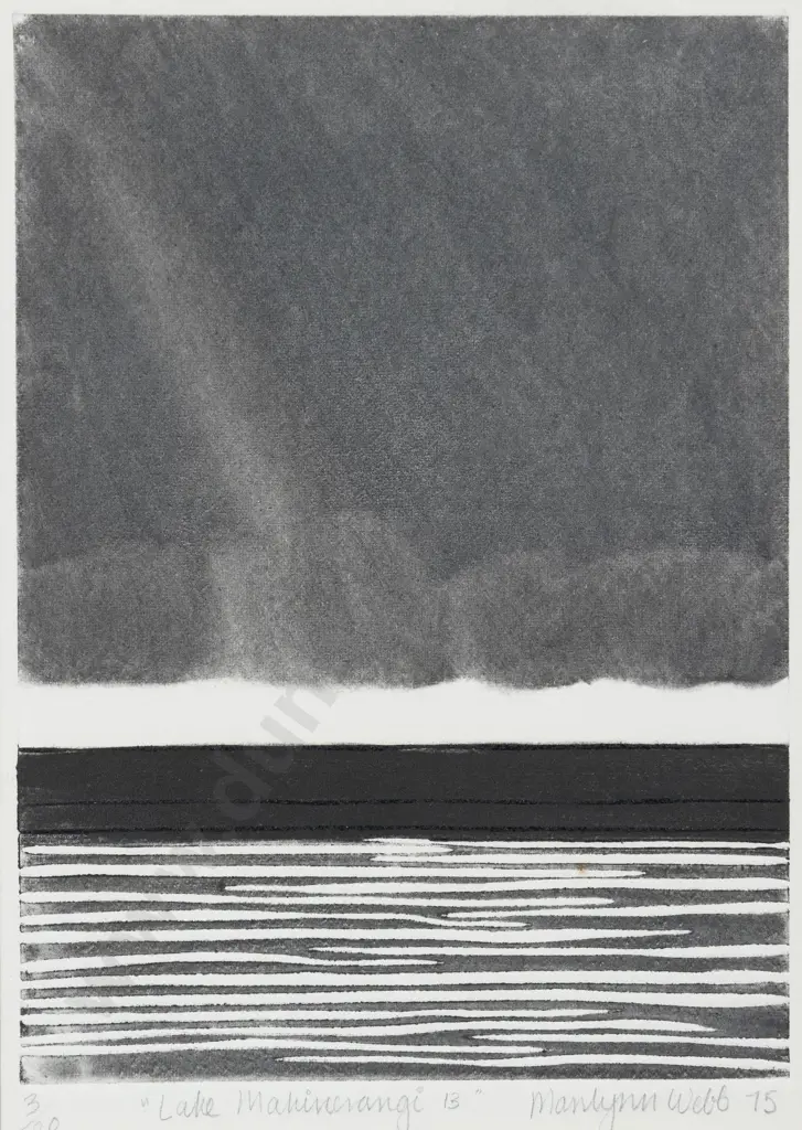 Marilynn Webb (1937 - 2021) - Lake Mahinerangi 13 Image 1++