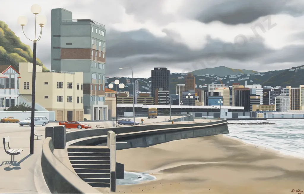 Don Wilson - Autumn Morning Oriental Bay Image 1++