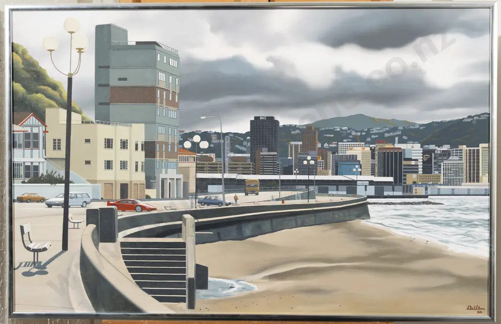 Don Wilson - Autumn Morning Oriental Bay Image 1++