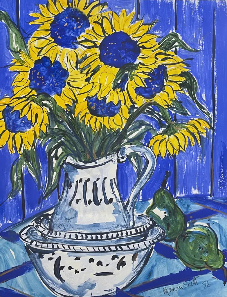 M Scott - Sunflowers Image 1++